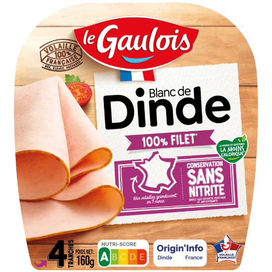 Blanc De Dinde Sans Nitrite 4 Tranches